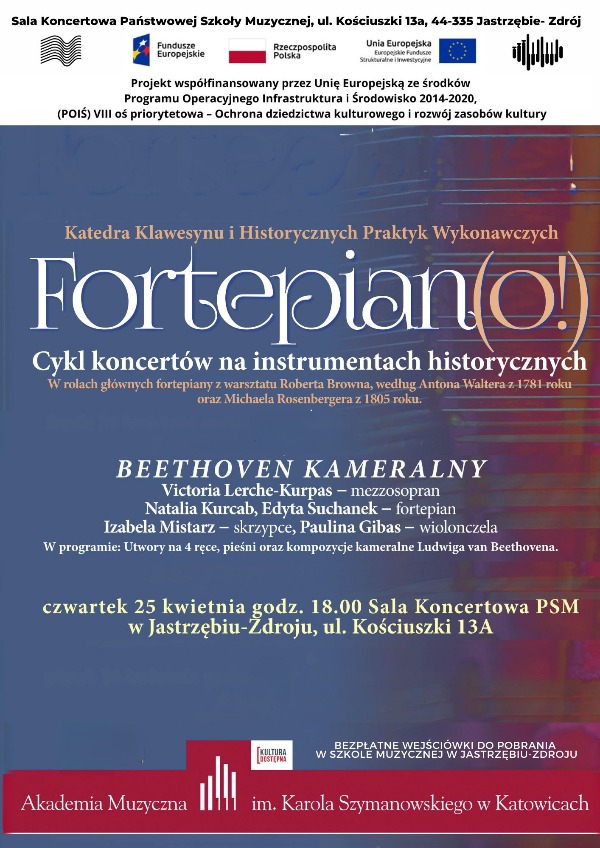 Fortepian(o) - Beethoven kameralny w Sali Koncertowej PSM