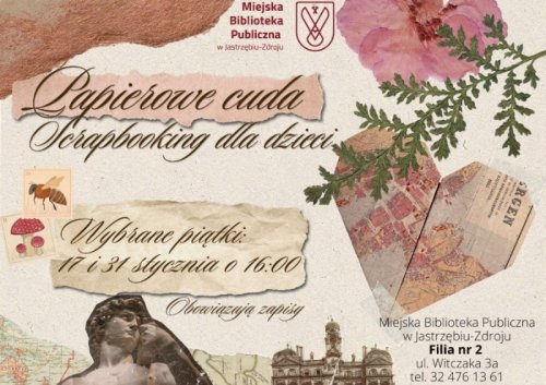 PAPIEROWE CUDA – SCRAPBOOKING DLA DZIECI W FILII NR 2