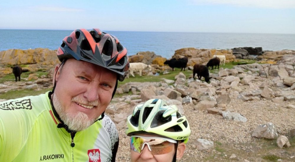 Bornholm - wyspa widziana z wysokości siodełka rowerowego, fot. Ewa Frajhofer i Andrzej Rakowski