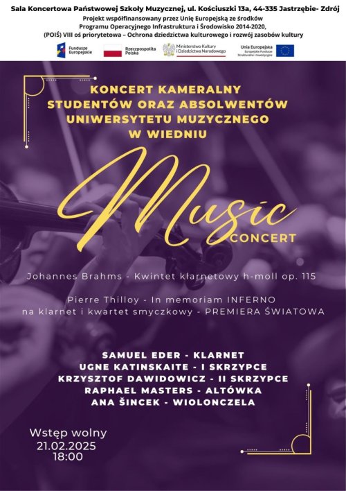 Magiczy wieczór z muzyką – Music Concert I w Jastrzębiu-Zdroju