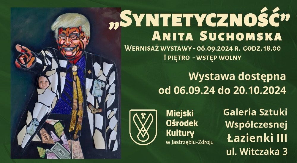 Wystawa Anity Suchomskiej „Syntetyczność” w Galerii Sztuki Współczesnej Łazienki III