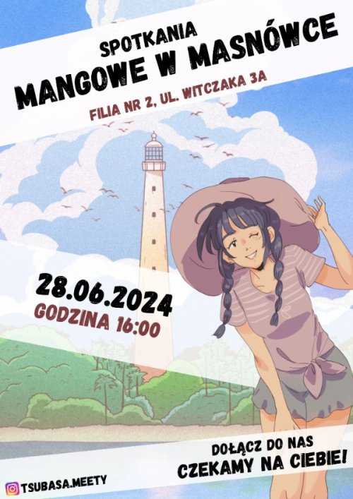 Spotkanie mangowe w Masnówce - 28 czerwca o godz. 16:00
