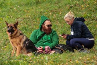VIII Jastrzębski DogTrekking "TropDOGrzybka" - fotorelacja autorstwa A. Liszaj | A. Liszaj i M. Gebauer
