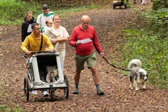 VIII Jastrzębski DogTrekking "TropDOGrzybka" - fotorelacja autorstwa A. Liszaj | A. Liszaj i M. Gebauer