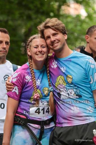 VIII Jastrzębski DogTrekking "TropDOGrzybka" - fotorelacja autorstwa A. Liszaj | A. Liszaj i M. Gebauer