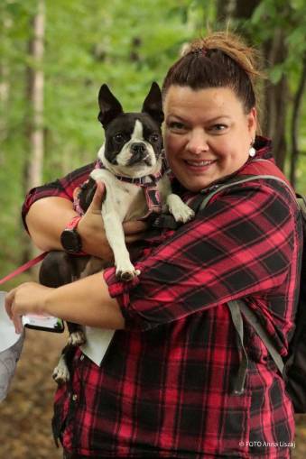 VIII Jastrzębski DogTrekking "TropDOGrzybka" - fotorelacja autorstwa A. Liszaj | A. Liszaj i M. Gebauer