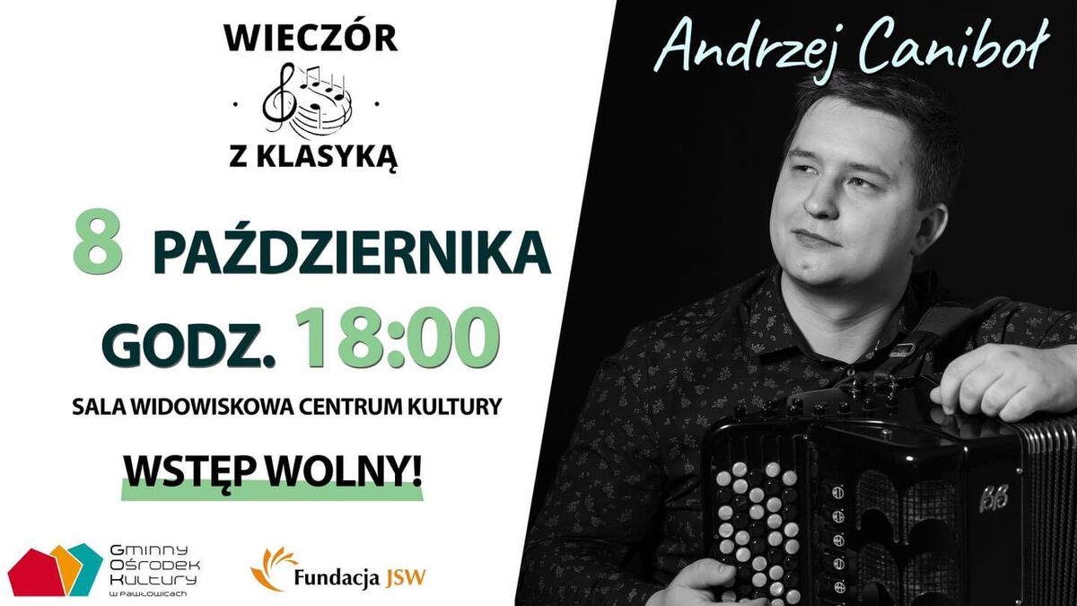 Wieczór z klasyką - koncert Andrzeja Caniboła