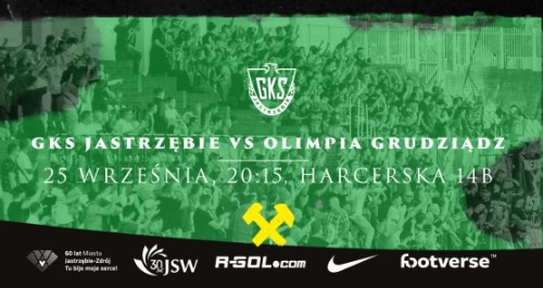 GKS Jastrzębie zagra przy Harcerskiej z Olimpią Grudziądz. Transmisja meczu w TVP Sport