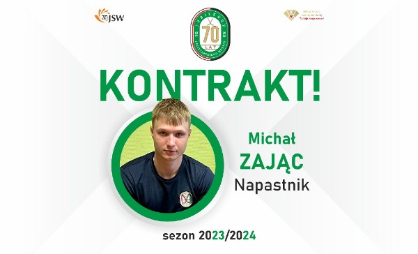 Z radością informujemy, iż ofensywę JKH GKS Jastrzębie w sezonie 2023/24 wzmocni Michał Zając!