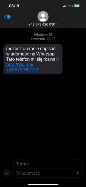 Zachowajmy ostrożność! Nie klikajmy w podejrzane linki w wiadomościach SMS