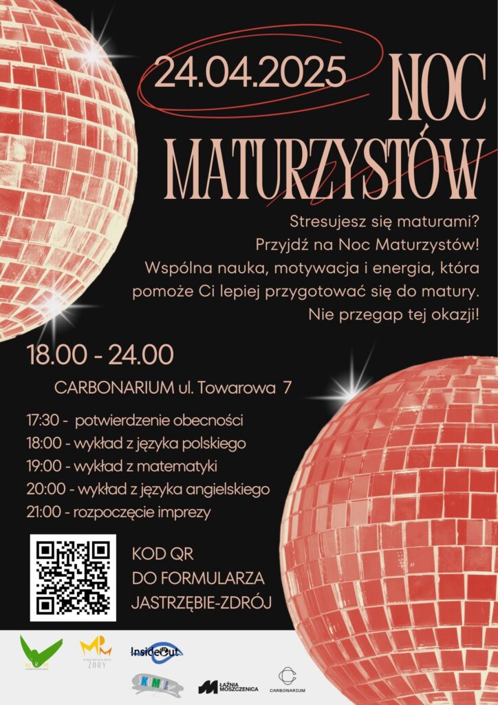 Noc Maturzyst&oacute;w - 24 kwietnia 2025 r. w Carbonarium