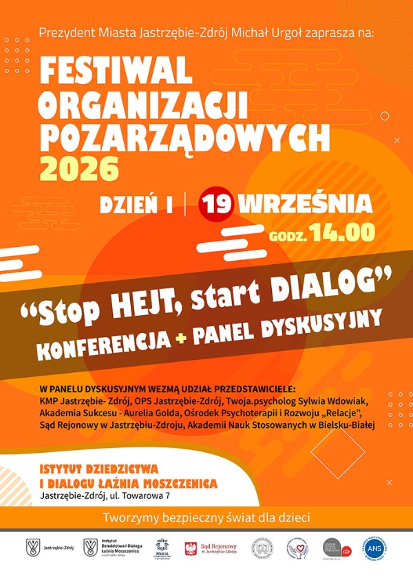 Festiwal Organizacji Pozarządowych 2026 - 19-20 września w Łaźni Moszczenica