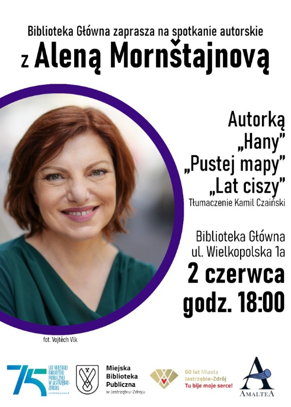 Spotkanie z czeską pisarką Aleną Mornštajnovą
