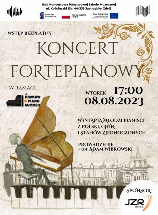 Koncert Fortepianowy Kraków Piano Summer