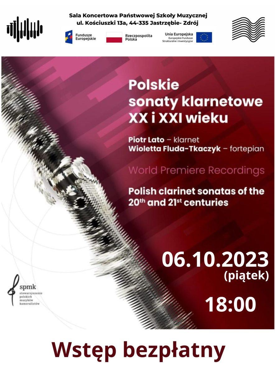 Koncert "Polskie sonaty klarnetowe XX i XXI wieku"