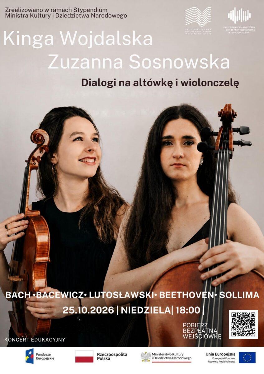 Dialogi na altówkę i wiolonczelę - Kinga Wojdalska i Zuzanna Sosnowska