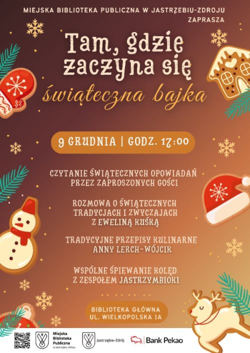 Tam, gdzie zaczyna się świąteczna bajka - świąteczne tradycje w Bibliotece - 9 grudnia 2025