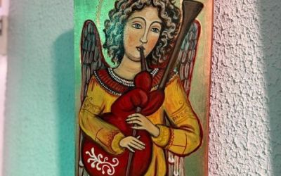 Anielska kompania - wystawa ikon Zuzanny Karwot w Galerii Pod Sową