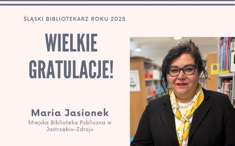 20 lat pracy i setki inicjatyw. Bibliotekarka Maria Jasionek z Jastrzębia nagrodzona