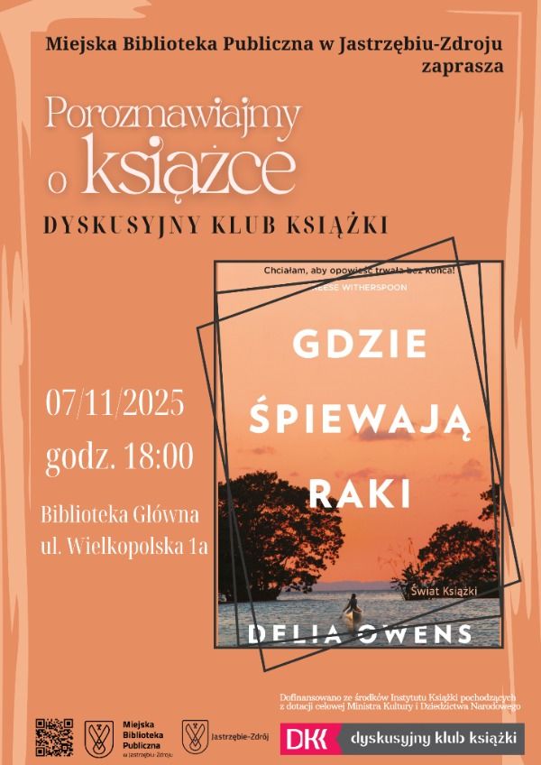 Porozmawiajmy o książce - spotkanie Dyskusyjnego Klubu Książki