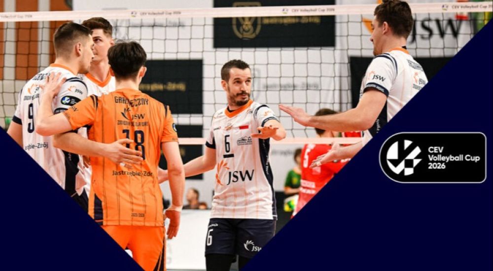 Puchar CEV: Siła ognia Piacenzy nie do zatrzymania, fot. JSW Jastrzębski Węgiel