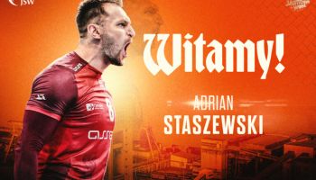 Przyjęcie na poziomie - Adrian Staszewski wzmacnia Jastrzębski Węgiel