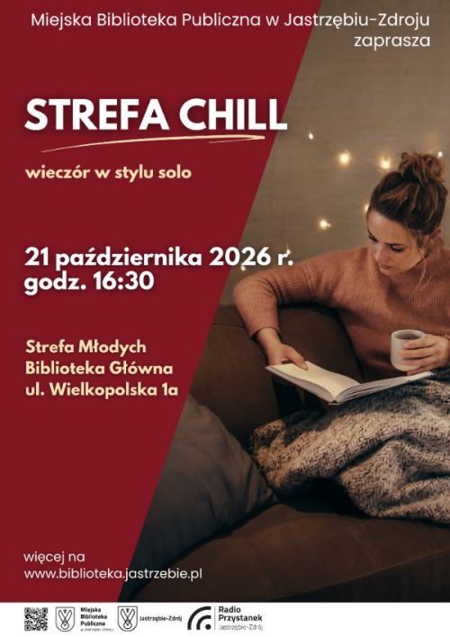 Strefa chill - Silent Book Club  Strefa Chill – Twoja przestrzeń na naukę i odpoczynek!