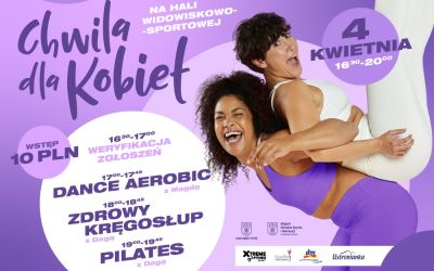 Aktywnie, zdrowo, kobieco – MOSiR zaprasza 4 kwietnia!