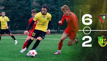 Wysoka porażka w Sosnowcu. GKS przegrał ostatni sparing 2:6