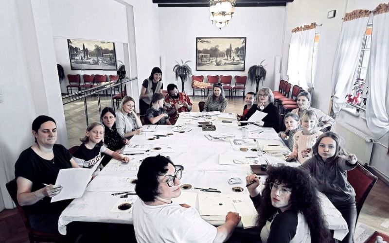 "Transformacja, edukacja, sztuka" - fotorelacja z porank&oacute;w ze sztuką, fot. Fundacja Harmonicznego Chaosu