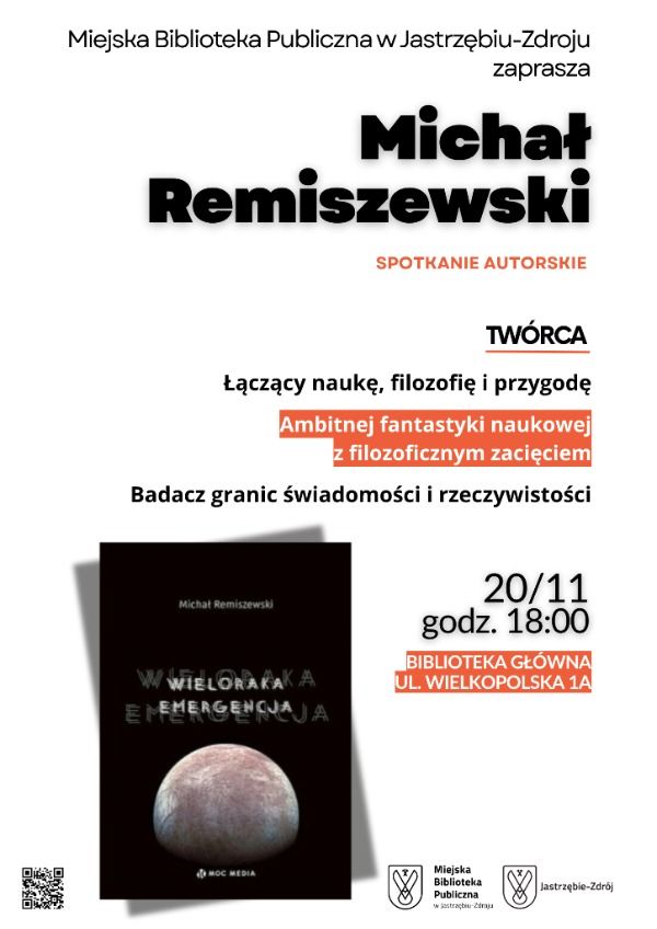 Kosmiczna literatura - spotkanie z Michałem Remiszewskim