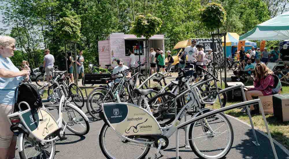 Coraz chętniej wsiadamy na rower, fot. z arch. UM