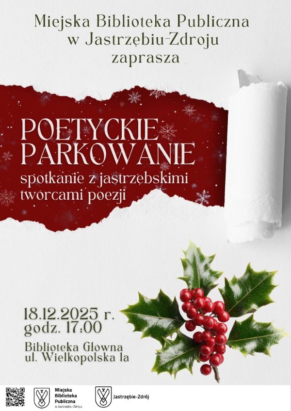 Poetyckie parkowanie - spotkanie z jastrzębskimi twórcami poezji