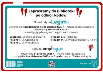 Jastrzębianie czytają online! Miejska Biblioteka Publiczna rozdaje kody do e-booków i audiobooków
