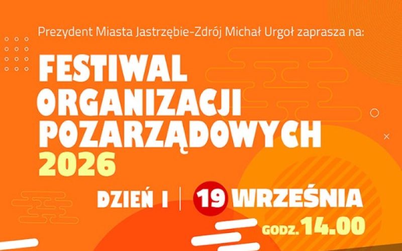 Festiwal Organizacji Pozarządowych 2026 - 19-20 września w Łaźni Moszczenica