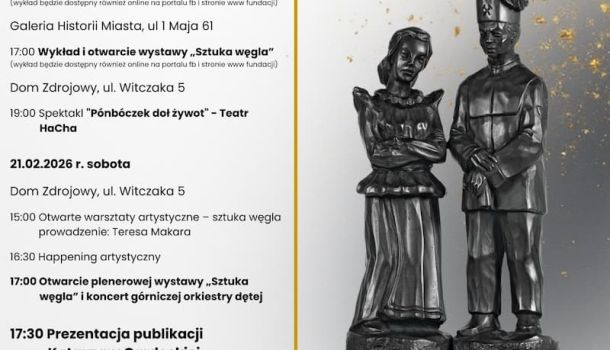 Sztuka Węgla: Akt I - 21 lutego 2026 roku - sobota Dom Zdrojowy w Jastrzębiu-Zdroju
