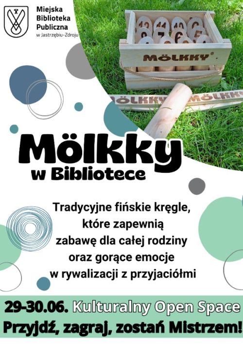 "M&ouml;lkky&reg; w Polsce" - fińskie kręgle w Bibliotece