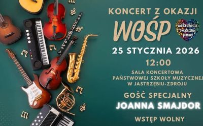 Koncert dla WOŚP w sali PSM - młodzi artyści i wyjątkowy gość