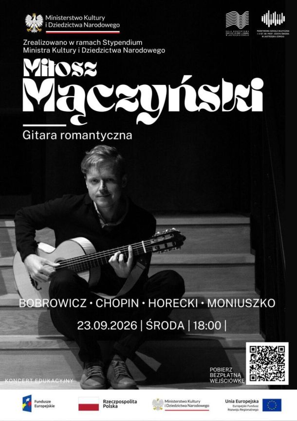 Recital gitarowy | Miłosz Mączyński - 23 września o godz. 18:00
