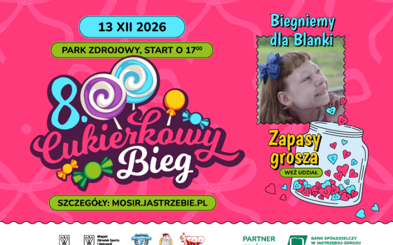 VIII Bieg Cukierkowy – biegniemy dla Blanki! Zapisy ruszają 18 października!