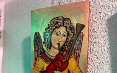 Anielska kompania - wystawa ikon Zuzanny Karwot w Galerii Pod Sową