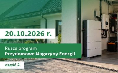 Rusza program Przydomowe Magazyny Energii