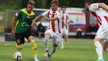GKS Jastrzębie przegrywa przy Harcerskiej 0:1 z liderem tabeli (wideo)