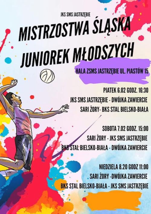 Siatkarki zawalczą o złoto - Mistrzostwa Śląska Juniorek Młodszych w siatkówce od 6 lutego