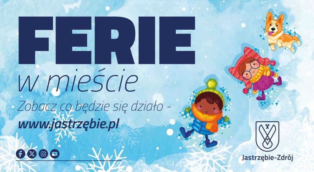 Ferie 2026 w Jastrzębiu-Zdroju – będzie się działo! Zobacz program miejskich jednostek