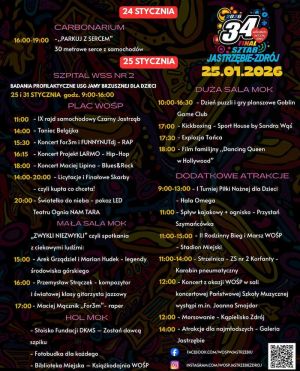 34. Finał WOŚP w Jastrzębiu-Zdroju - "Zdrowe brzuszki naszych dzieci"