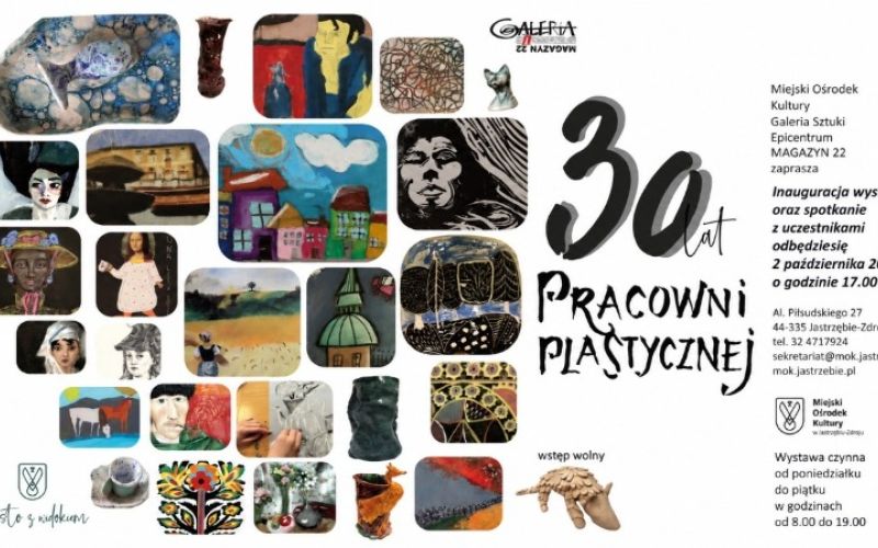 „30 lat Pracowni Plastycznej” dostępna w Galeria Magazyn 22 od 2 do 30 października 2026 r.