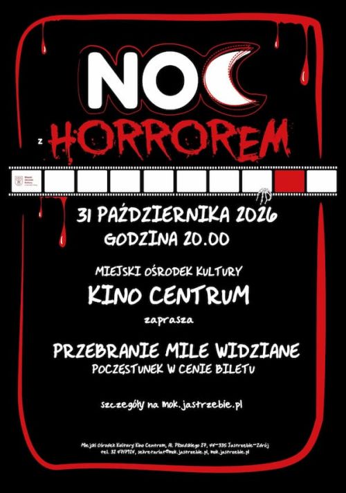 NOC Z HORROREM - 31 października 2026 r. o godz. 20:00 - Kino Centrum