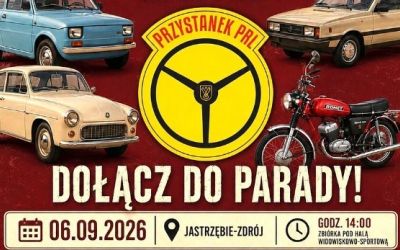 Fiaty, syreny i motocykle wyjadą na ulice. Szykuje się Przystanek PRL