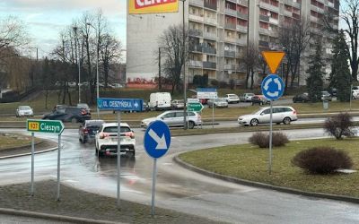 Nowy pas do skrętu w prawo na rondzie gen. Sikorskiego. Miasto czeka na zgodę wojewody